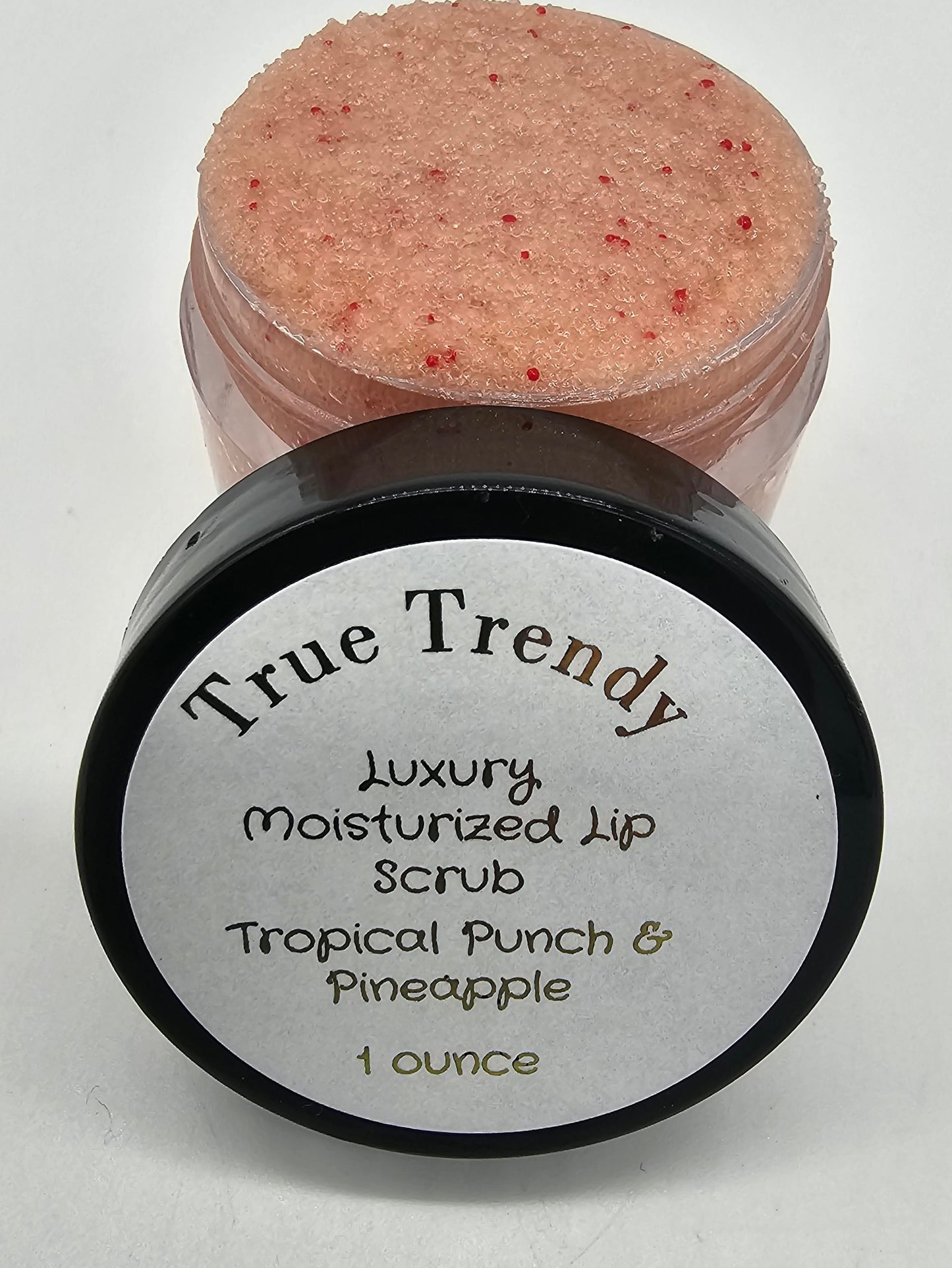 Luxury Moisturized Lip Scrub, Double-Sided Silicone Exfoliating Lip Brush, & Lip Gloss Trio-Peaches & Cream