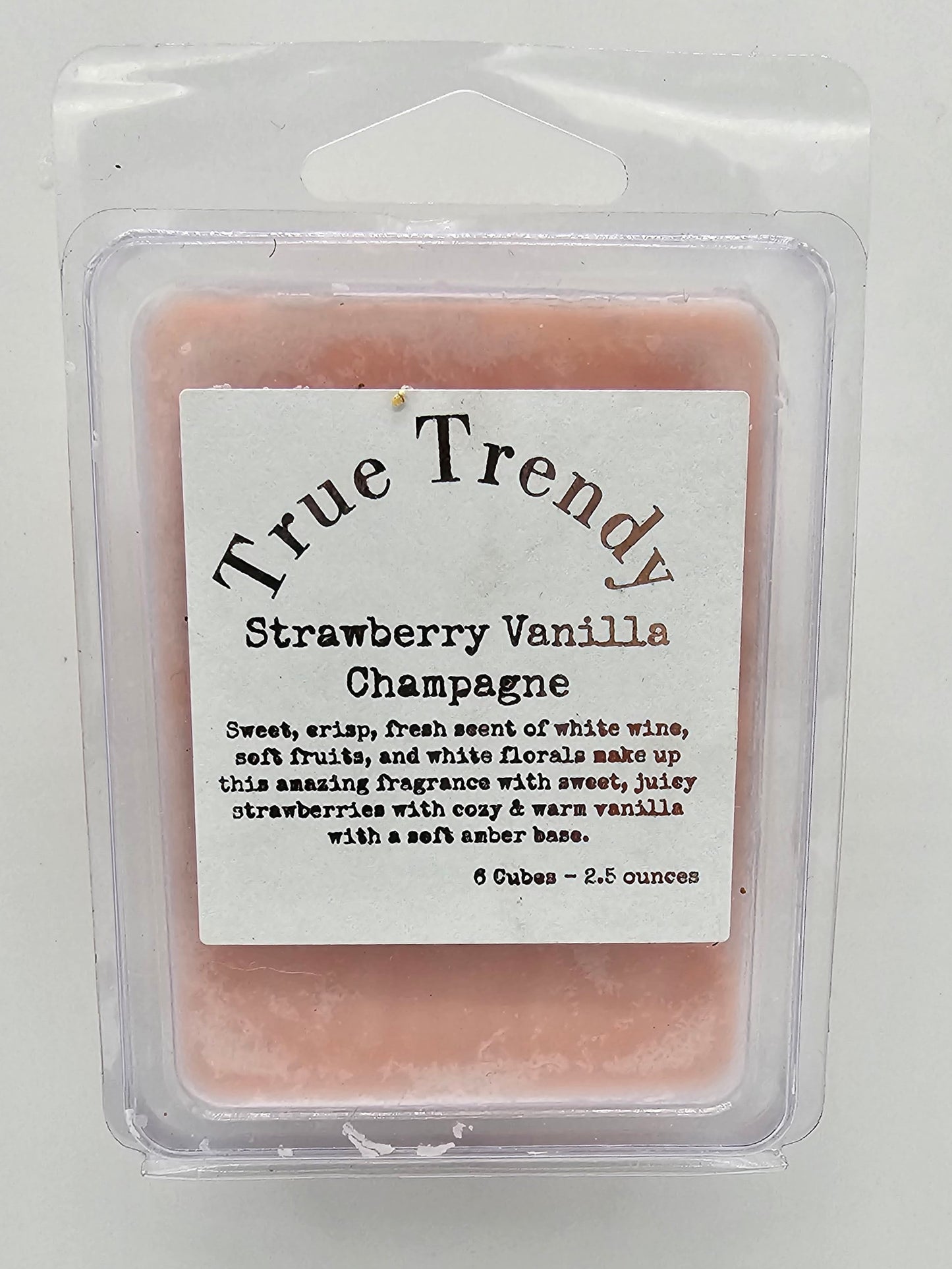 Strawberry Vanilla Champagne Wax Melt- Limited Edition